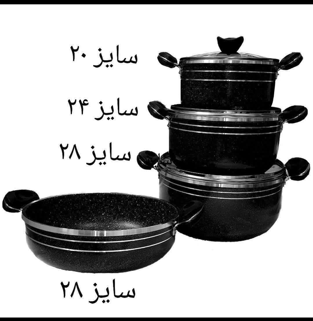 قابلمه کاسیو مدل دسته طلایی y498 طرح دسته فلزی چدن|ظروف پختوپز|یزد, |دیوار