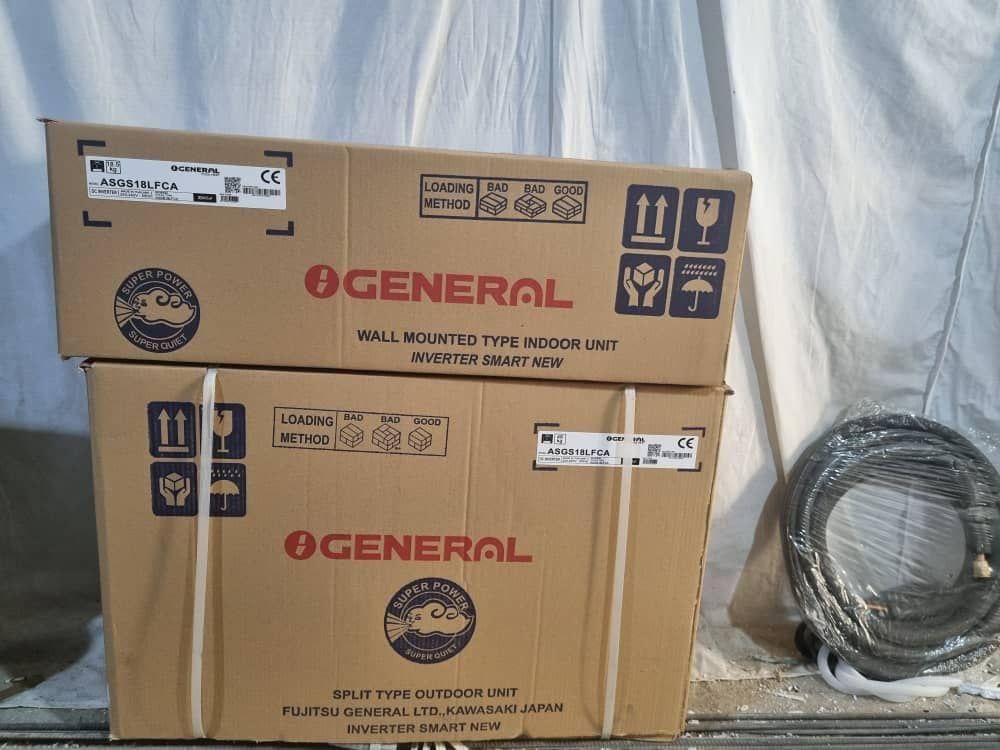 داکت اسپلیت OGENERAL در سایزهای متفاوت|کولر گازی و فن‌کوئل|اردبیل, |دیوار