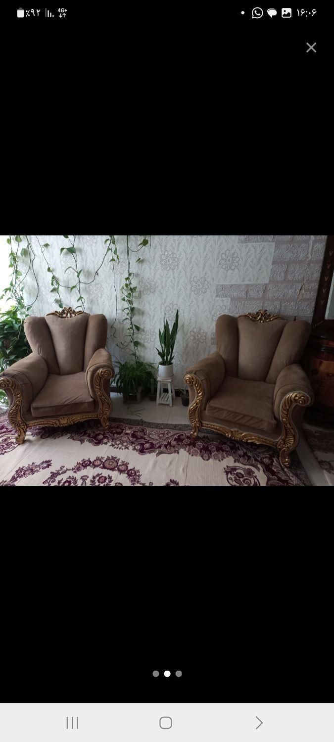 مبل سالم بدلیل کمبود جا میفروشم تخفیف هم داره|مبلمان خانگی و میز عسلی|کرج, محمود آباد|دیوار