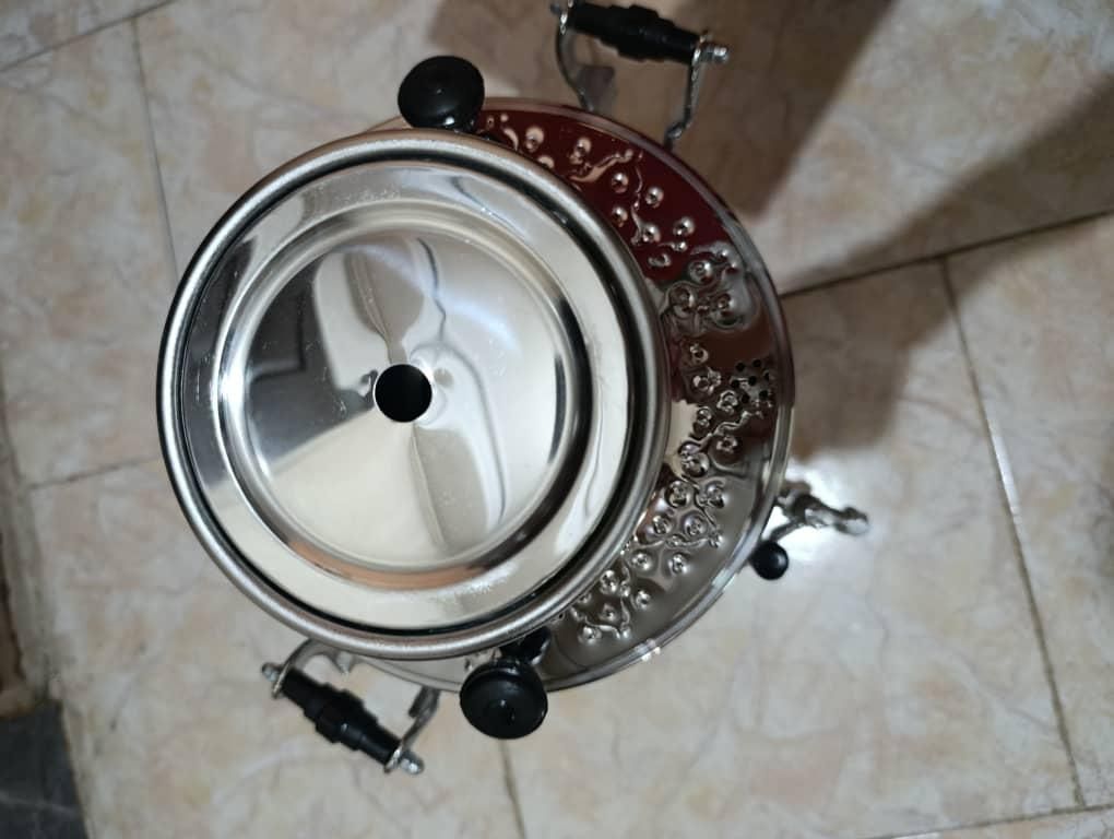 سماور ۵ لیتری قلم کاری|سماور، چای‌ساز، قهوه‌ساز|تبریز, |دیوار