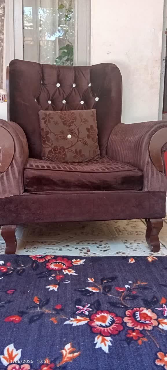 مبل ۶نفره کارکرده ولی شیک|مبلمان خانگی و میز عسلی|رشت, جانبازان|دیوار