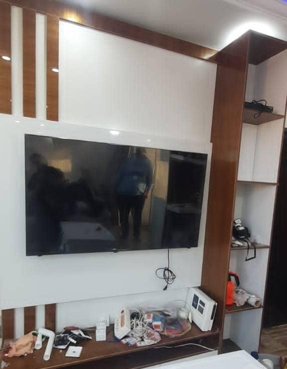 نصاب براکت پایه تلویزیون دیواری وترموودوماربل شیت|میز تلویزیون|کرج, باغ سیب|دیوار