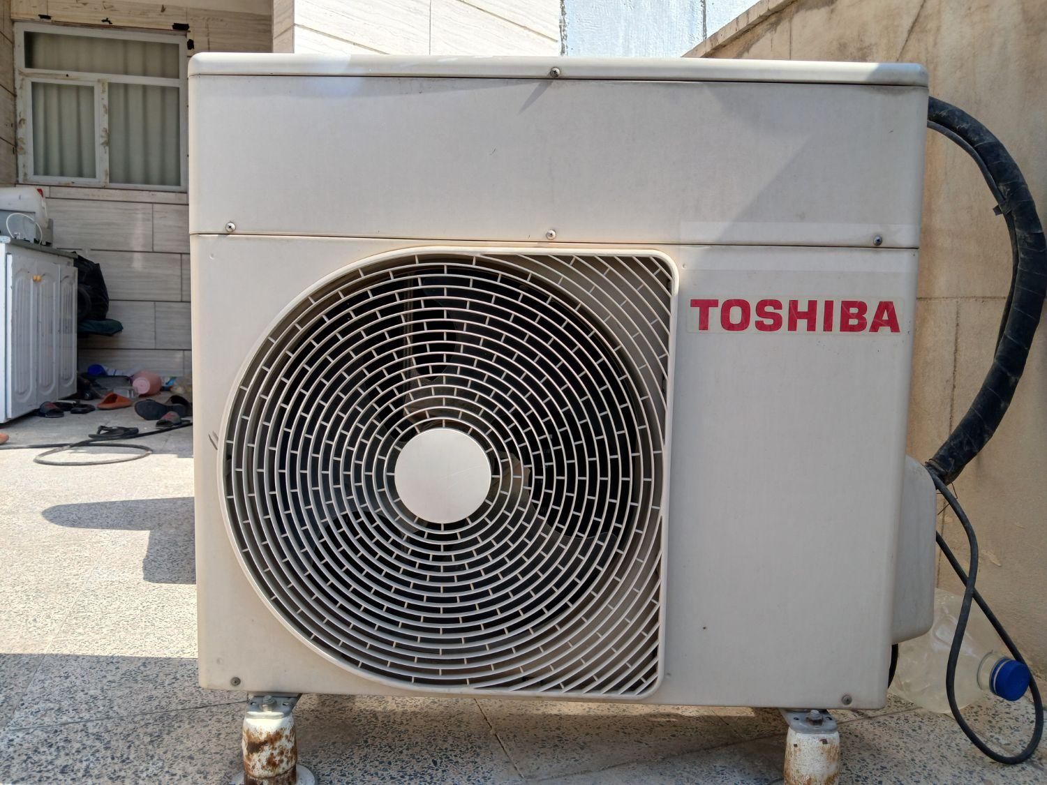 کولر گازی TOSHIBA 24000 سالم درحدنو آبگرمکن زمینی|کولر گازی و فن‌کوئل|تهران, وردآورد|دیوار