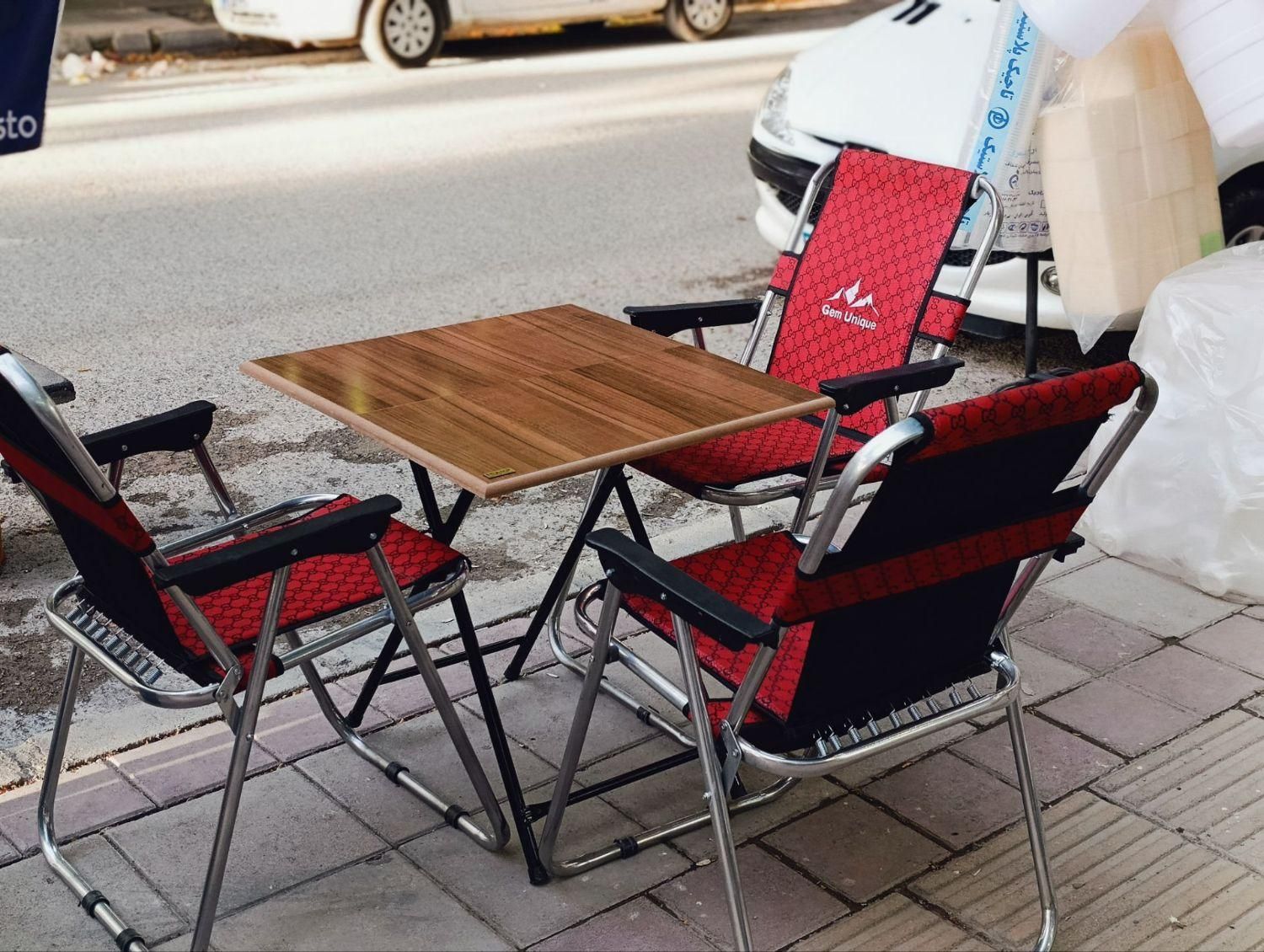 میز و صندلی مسافرتی تاشو|کوهنوردی و کمپینگ|کرمانشاه, |دیوار