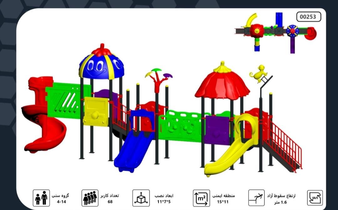 ست مجموعه بازی پلی اتیلن کد۲۵۳تاب کد۲۵۳سرسره کد۲۵۳|اسباببازی|مهاباد (آذربایجان غربی), |دیوار