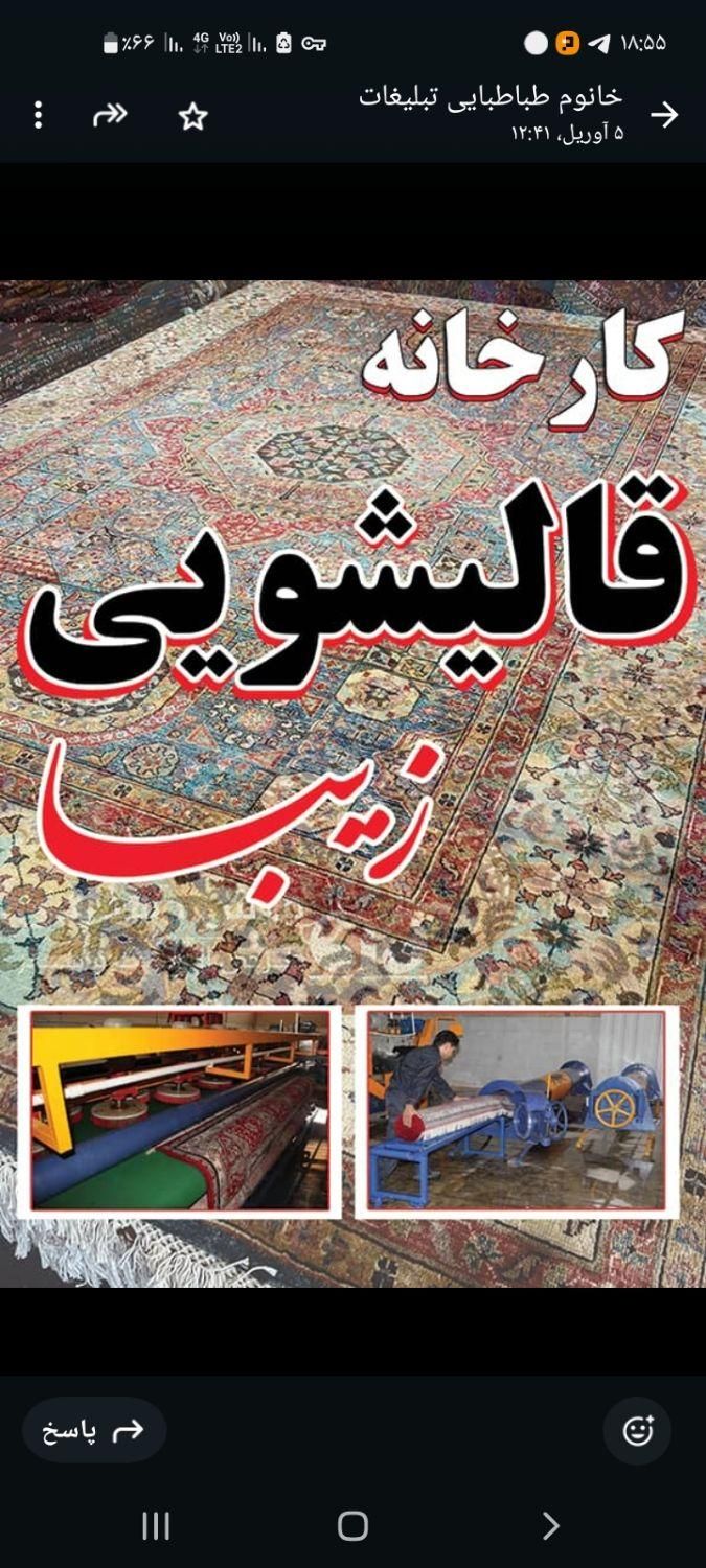 قالیشویی زیبا سپاهانشهر۳۳۳۳۱۰۱۰(بامدیریت جدید)|خدمات نظافت|اصفهان, سپاهان‌شهر|دیوار