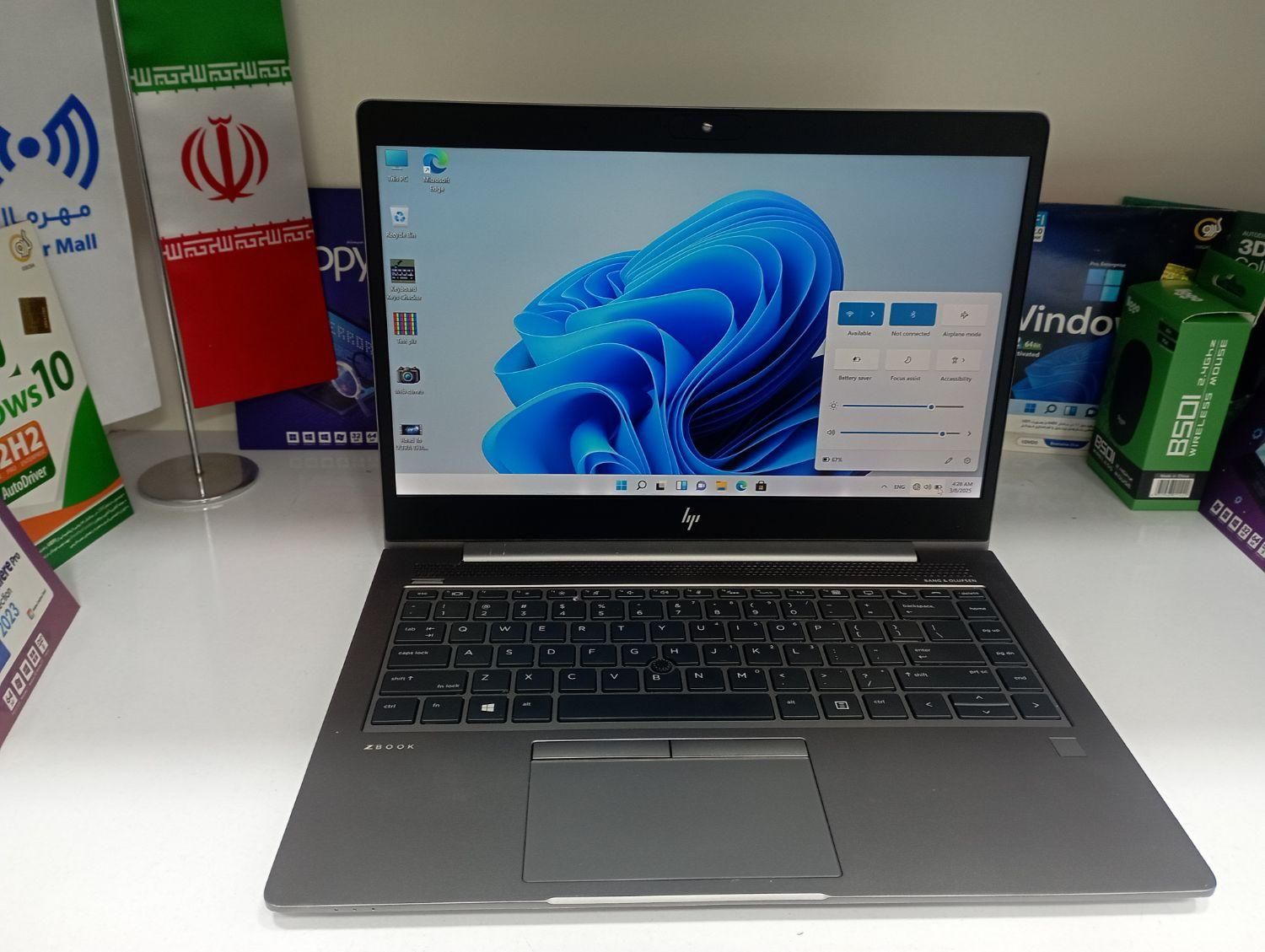 لپ تاپ اچ پی zbook 14uG6گرافیک مجزا وارداتی|رایانه همراه|تهران, تهرانپارس غربی|دیوار
