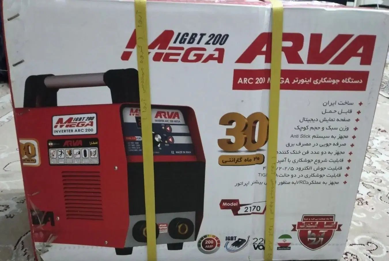 فروش یک دستگاه جوشکاری آروا مدل2170|ابزارآلات|تهران, کوثر|دیوار
