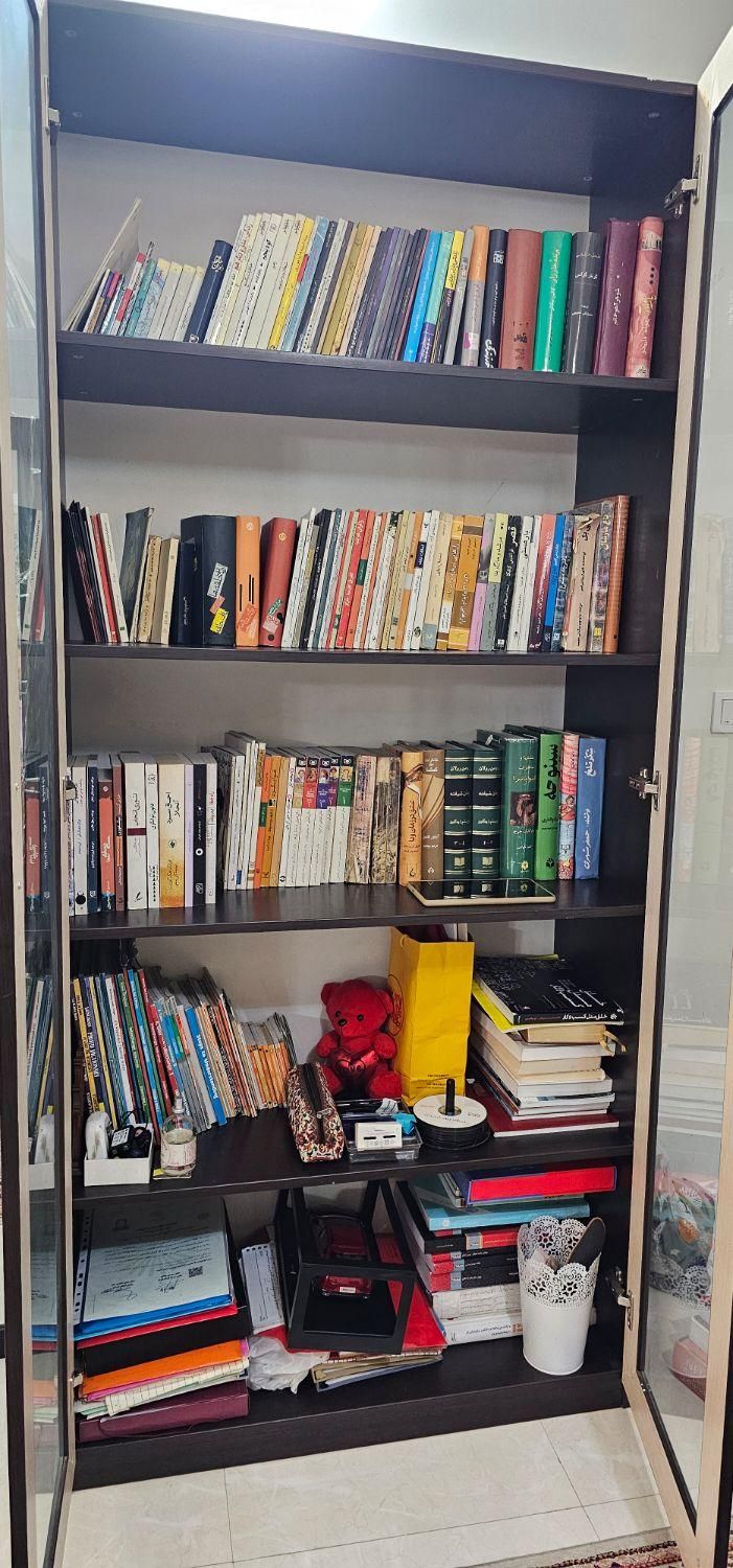 کتابخانه Mdf|کتابخانه، شلف، قفسه‌های دیواری|تهران, هروی|دیوار