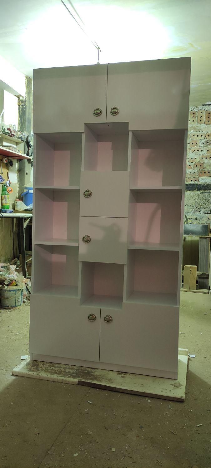 کمد قفسه کتابخانه|کتابخانه، شلف، قفسه‌های دیواری|تبریز, |دیوار