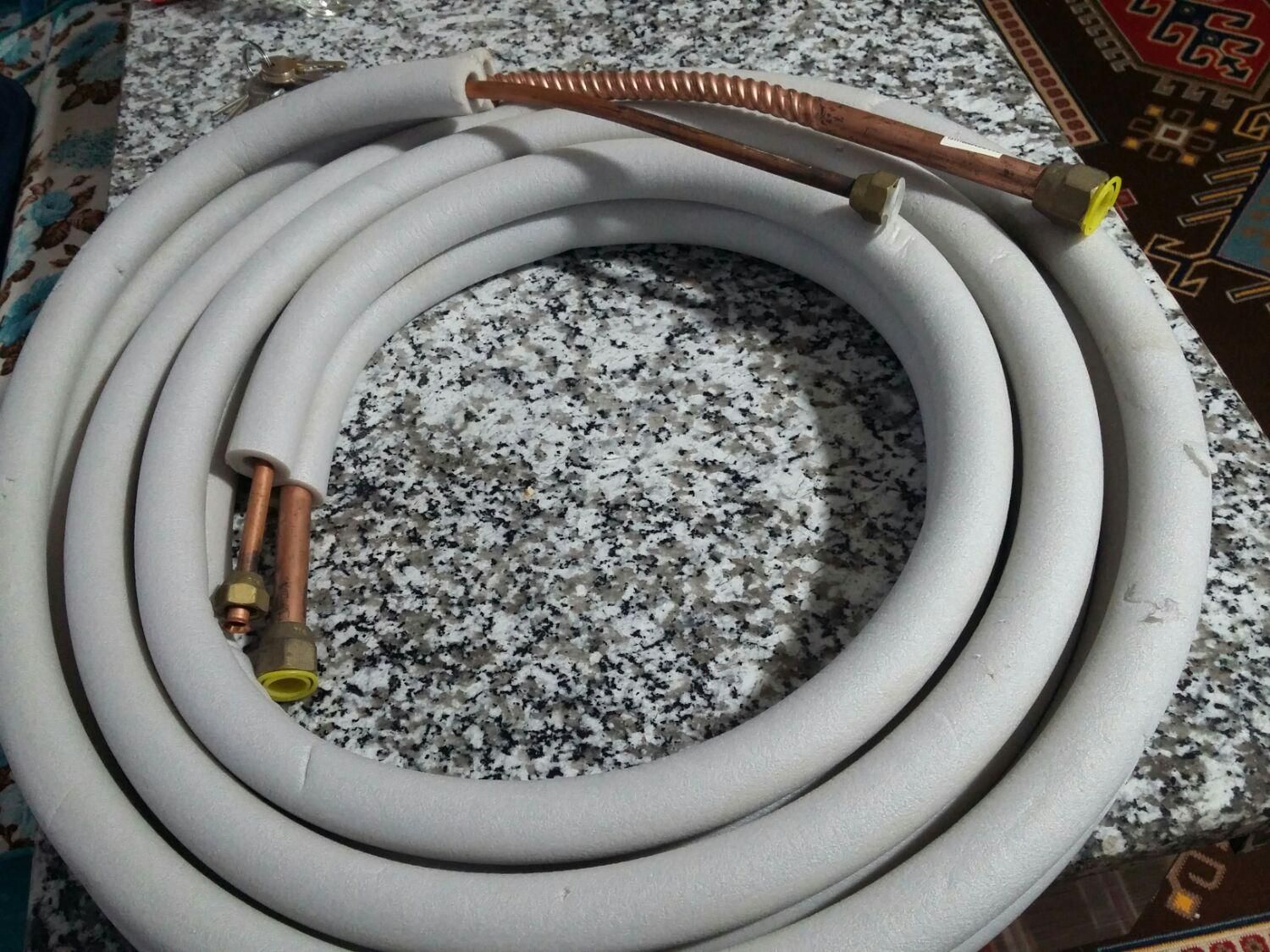 لوله مسی کولر گازی|کولر گازی و فنکوئل|دهدشت, |دیوار