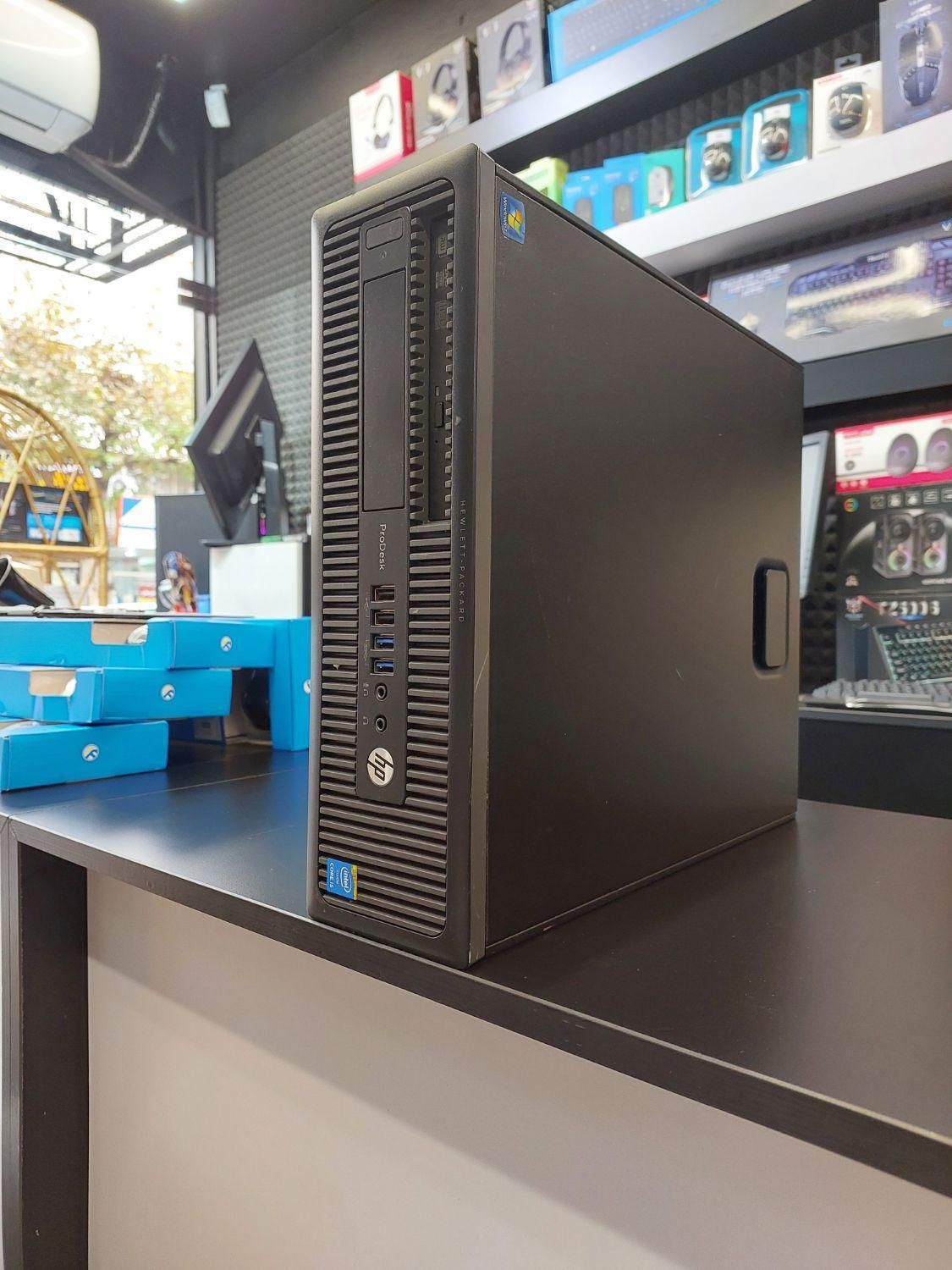 مینی کیس قوی اچ پی CPU i5 نسل ۴ * رم ۱۲ * SSD 128G|رایانه رومیزی|رشت, کوی جام جم|دیوار