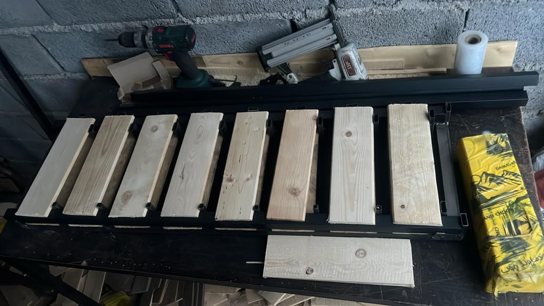 رگال لباس و کفش رگال فلزی ترکیب چوب|جاکفشی، کمد، دراور|تبریز, |دیوار