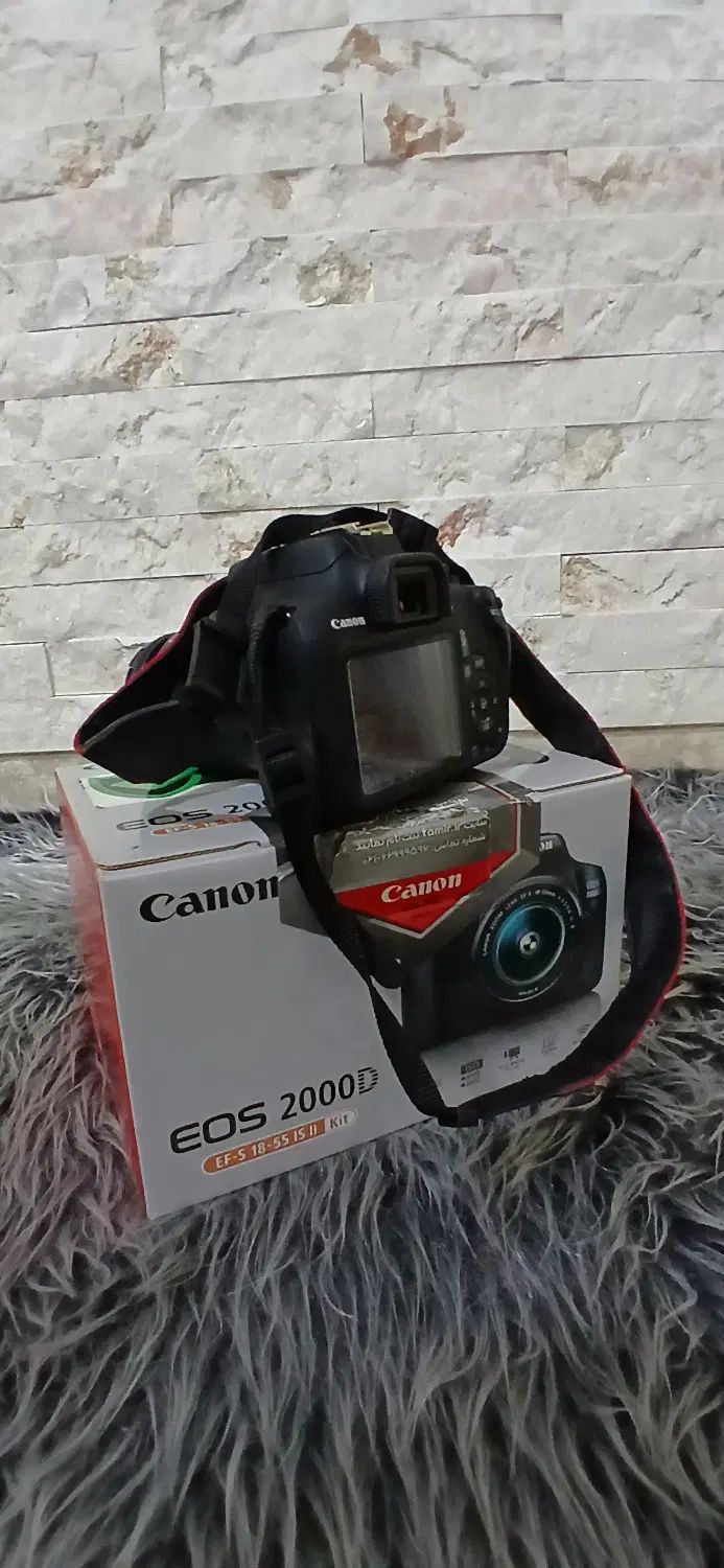دوربین Canon 2000D/ کاملا نو /با کلیه لوازم جانبی|دوربین عکاسی و فیلم‌برداری|تهران, فلاح|دیوار