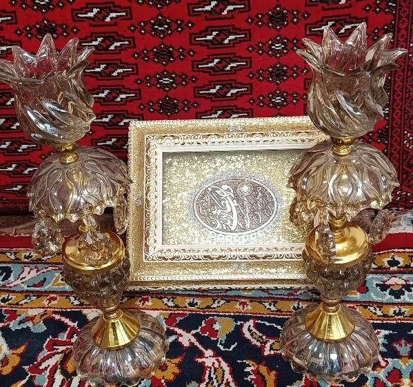 شمعدان|لوستر و چراغ آویز|مشهد, شهرک شهید باهنر|دیوار