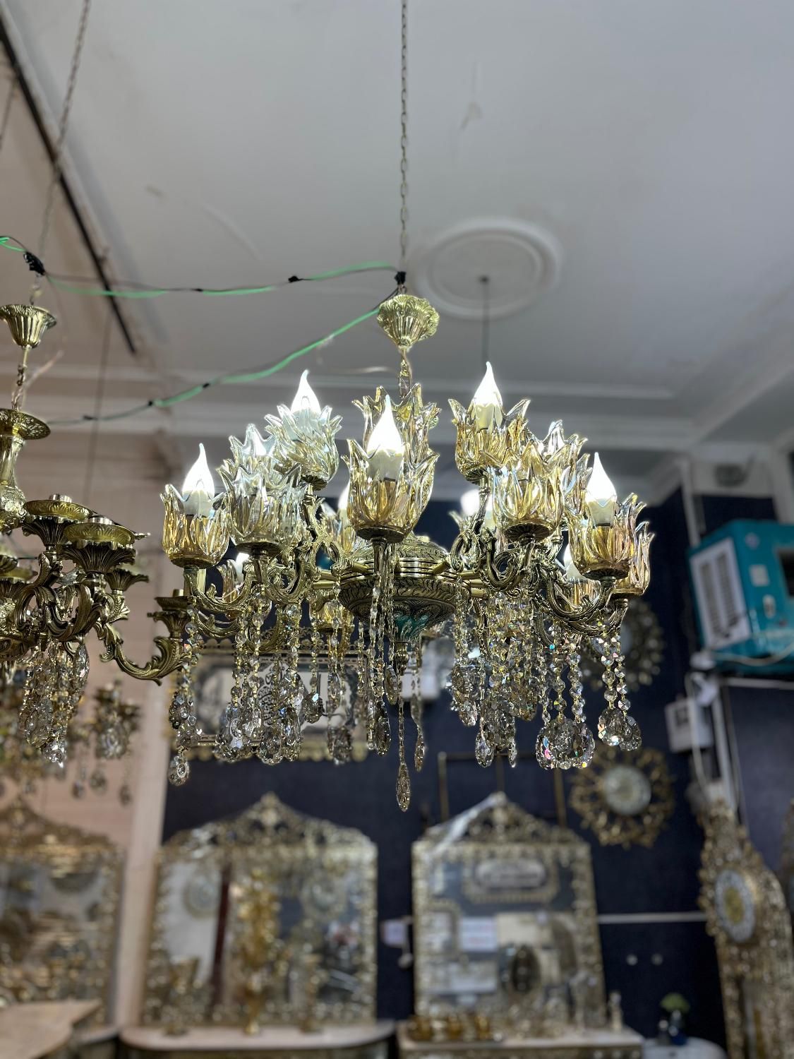 پخش عمده و تک همه مدل لوستر برنز 2 شعله(برنز برتر)|لوستر و چراغ آویز|کرمانشاه, |دیوار