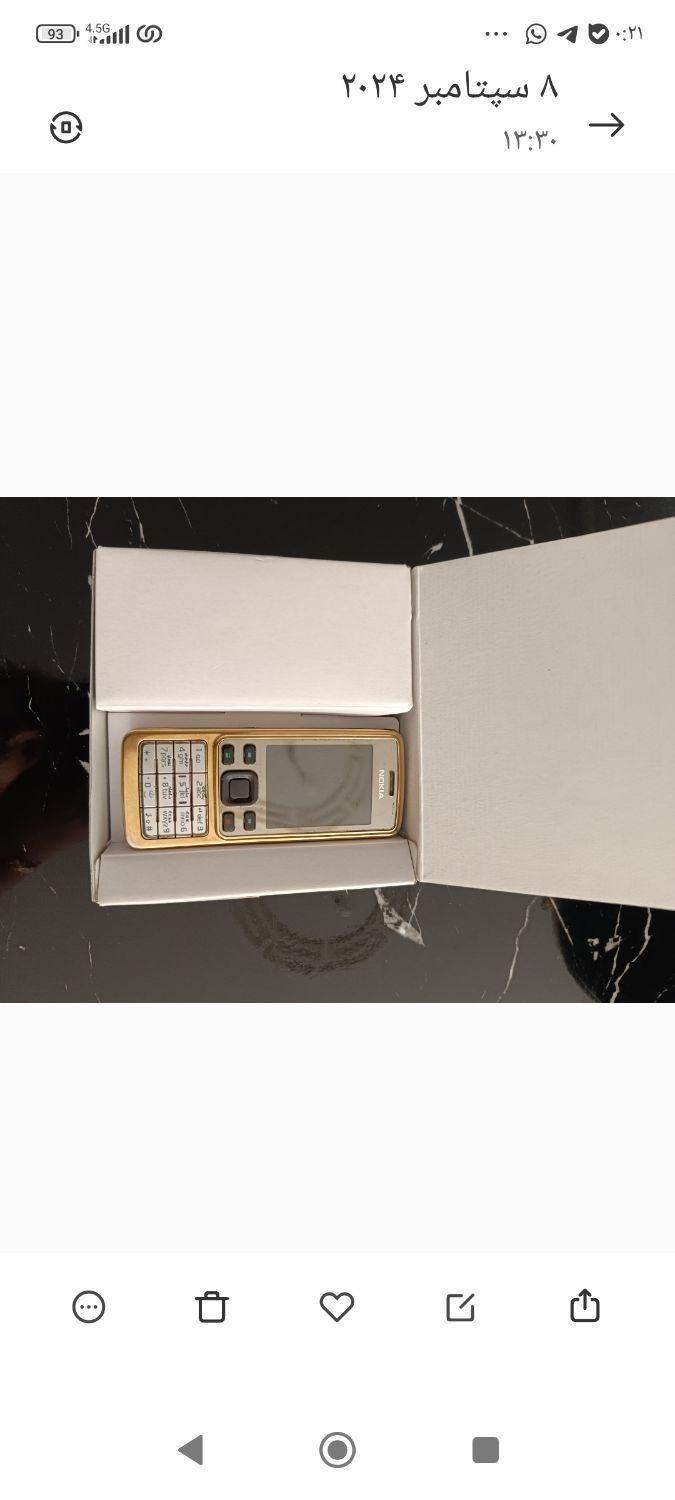 نوکیا 6300 4G با حافظهٔ ۴ گیگابایت|موبایل|تهران, هروی|دیوار