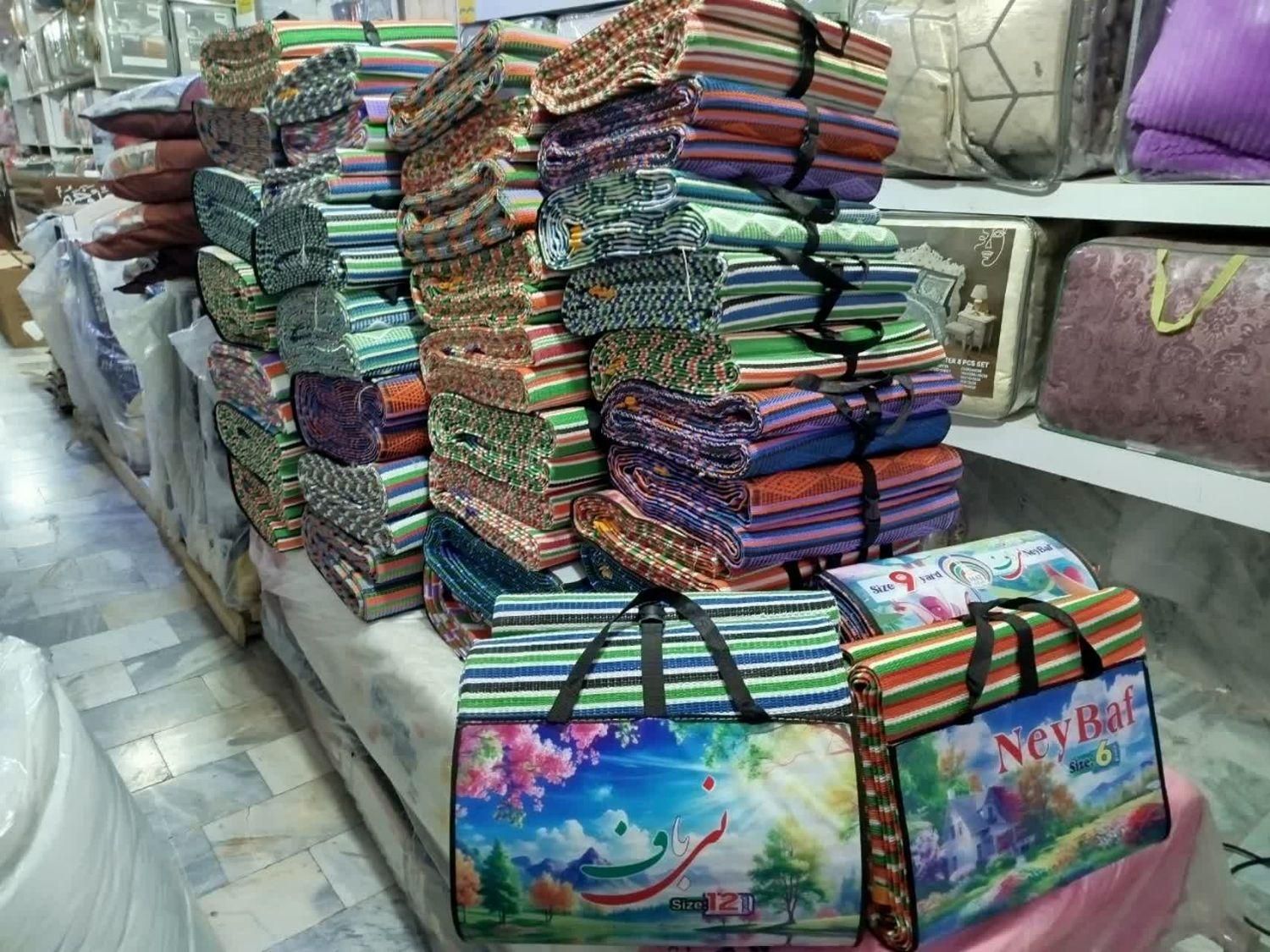 زیرانداز حصیری فرش حصیری|گلیم، جاجیم، گبه|بیرجند, |دیوار