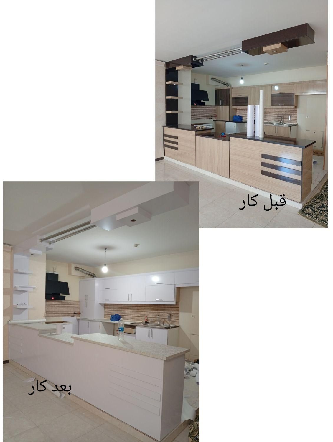 نصب تخصصی برچسب کابینت،استیکر و پوستر سه‌بعدی|خدمات پیشه و مهارت|مشهد, وکیل‌آباد|دیوار