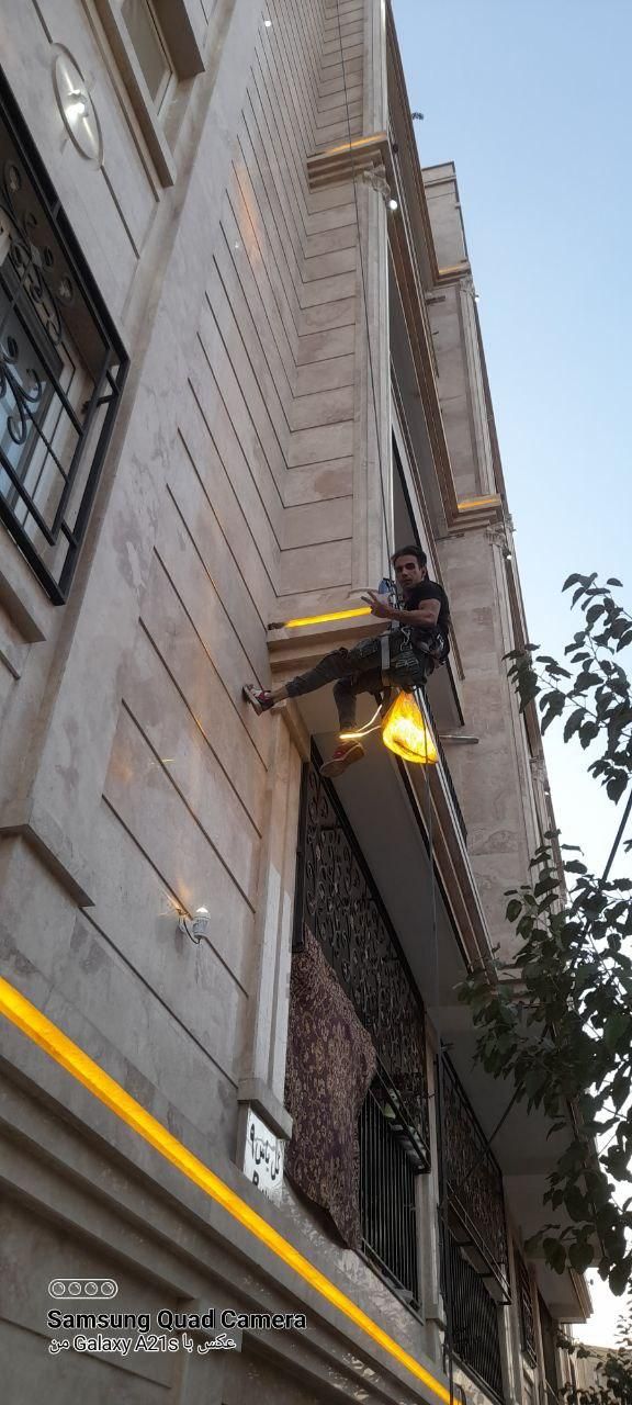 پیچ و رولپلاک شستشو و برقکاری نمای ساختمان|خدمات پیشه و مهارت|کرج, گوهردشت|دیوار