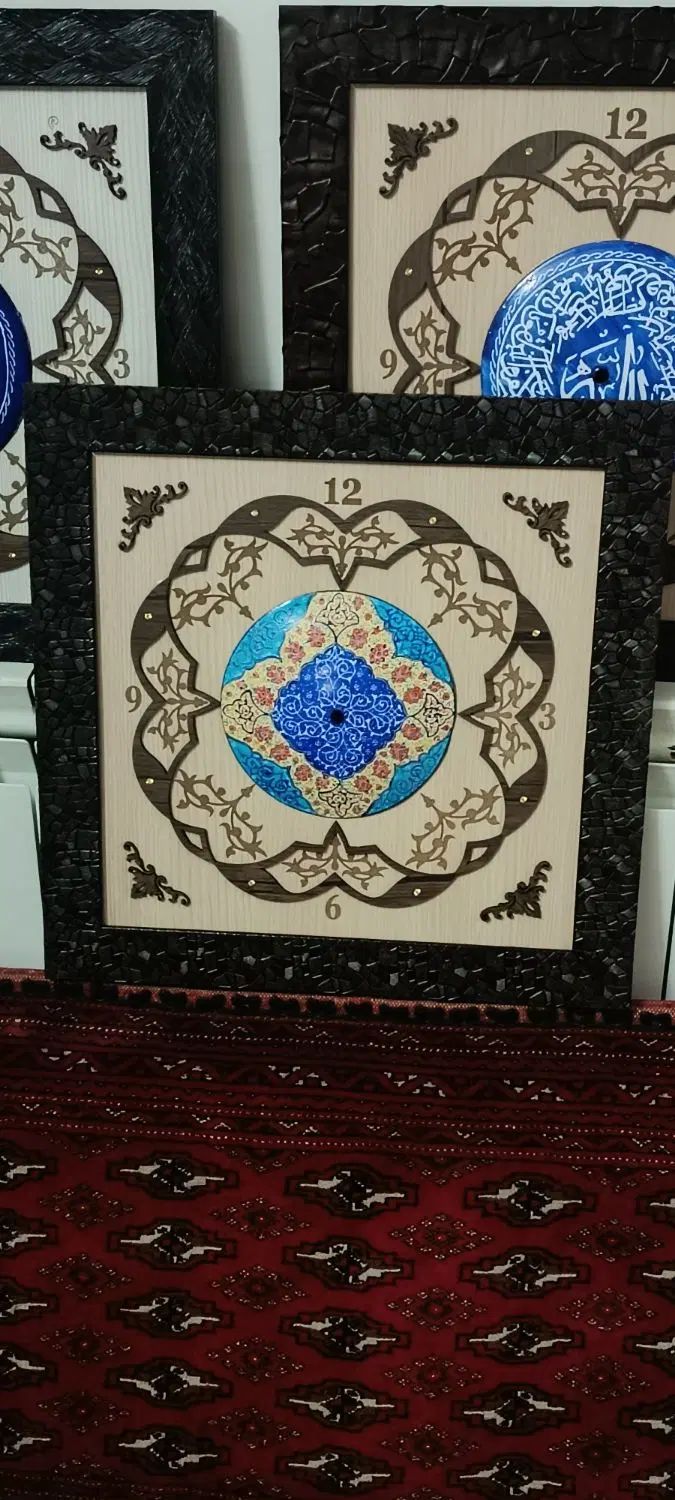 ساعت مسی جذاب|ساعت|مشهد, راه آهن|دیوار