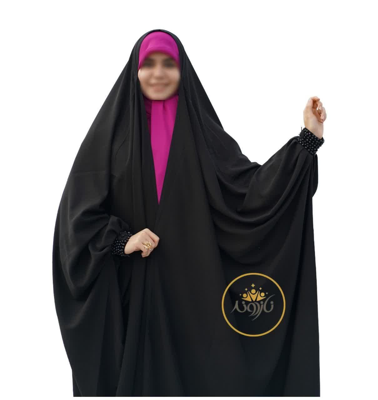 چادر مشکی عربی عبایی سنگدوزی و ساده تنوع بالا BAB1|لباس|بابل, |دیوار