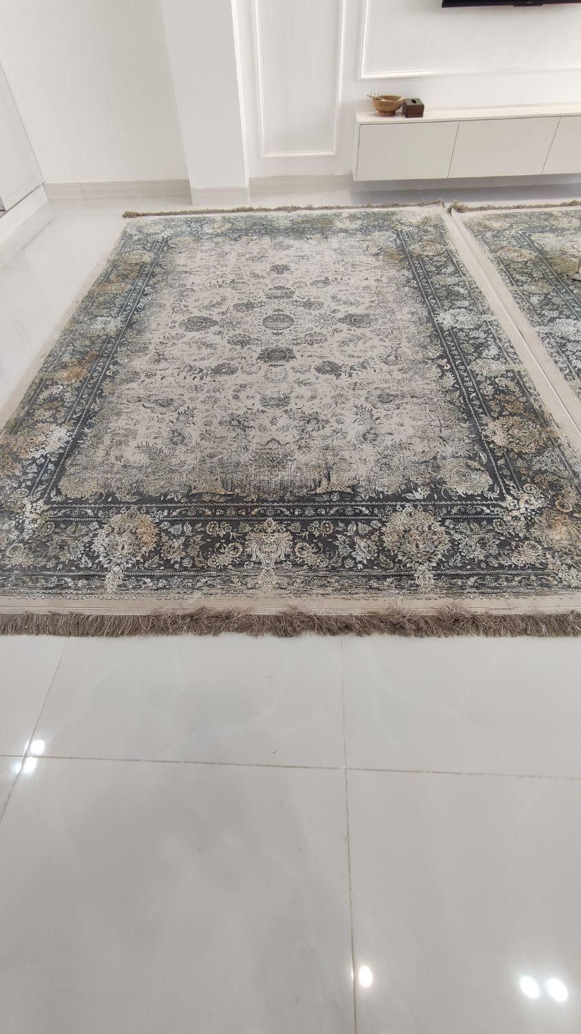 جفت فرش ۹ متری ۱۲۰۰ شانه طرح وینتیج|فرش|شاهرود, |دیوار
