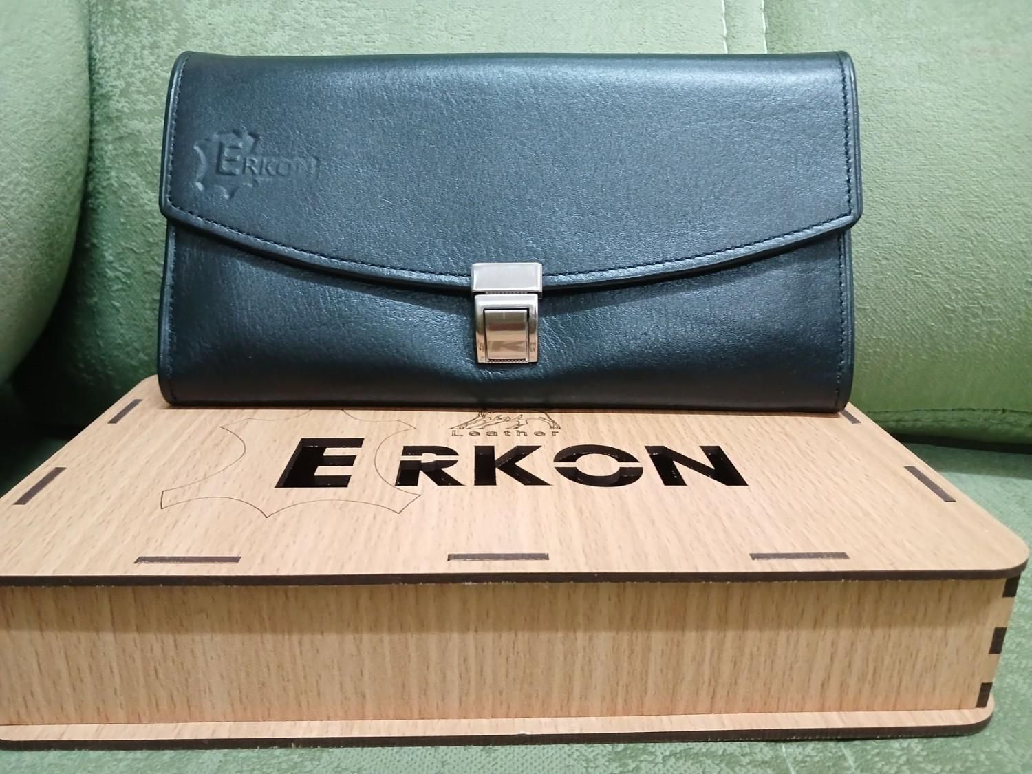 کیف پول چرم Erkon|کیف، کفش، کمربند|رشت, انصاری|دیوار