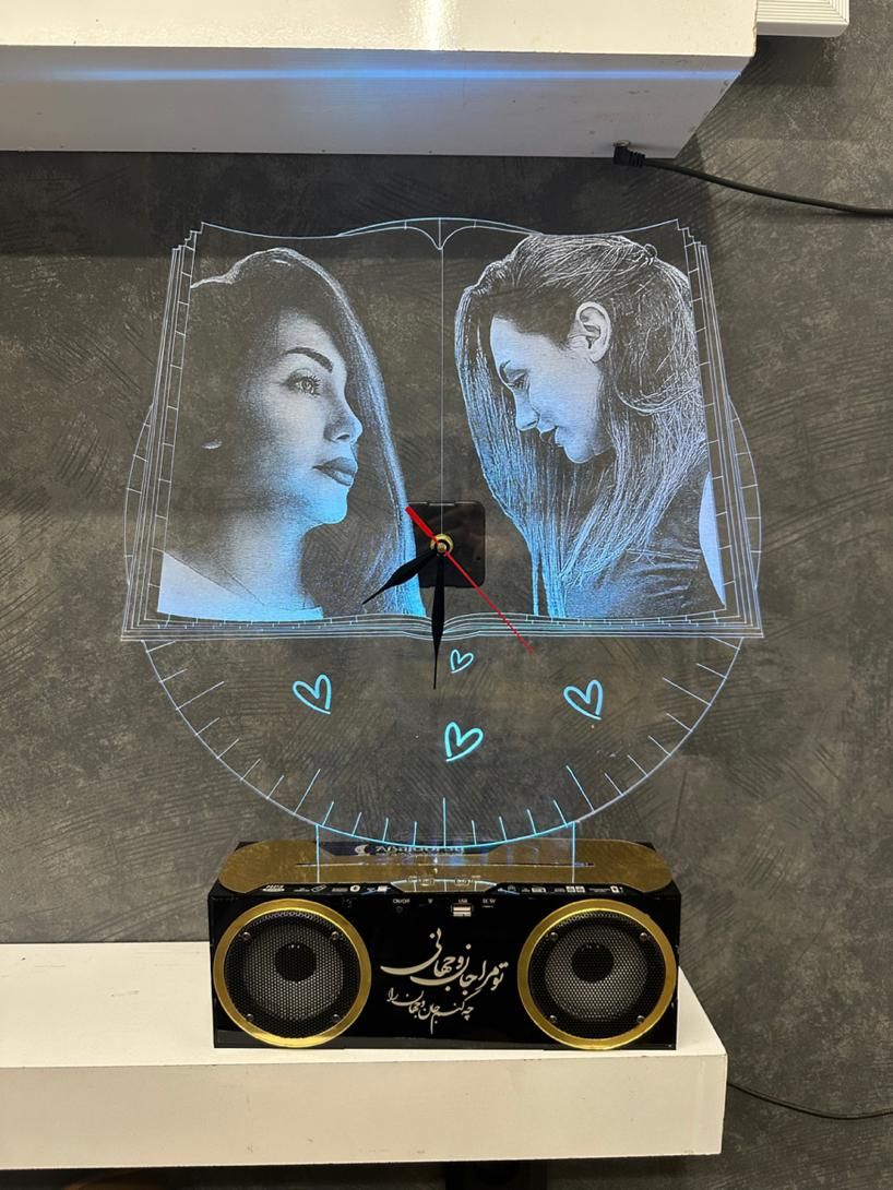 اسپیکر شارژی با کنترل ۱۶ رنگ عکس دلخواه|پخشکننده همراه|اصفهان, فجر|دیوار