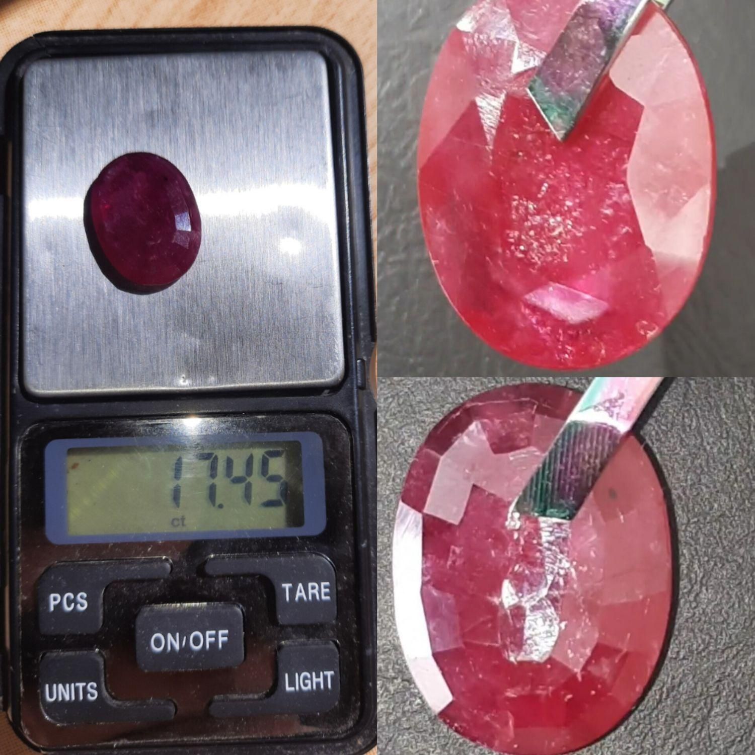 اکوامارین و یاقوت سرخ برمه|جواهرات|شاهین‌شهر, فردوسی|دیوار