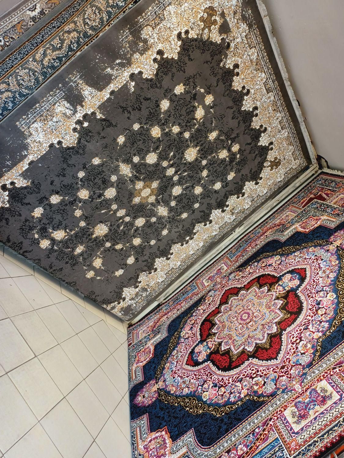 فرش نام آوران خراسان طرح 700 شانه طوسی و فیلی|فرش|مشهد, طلاب|دیوار