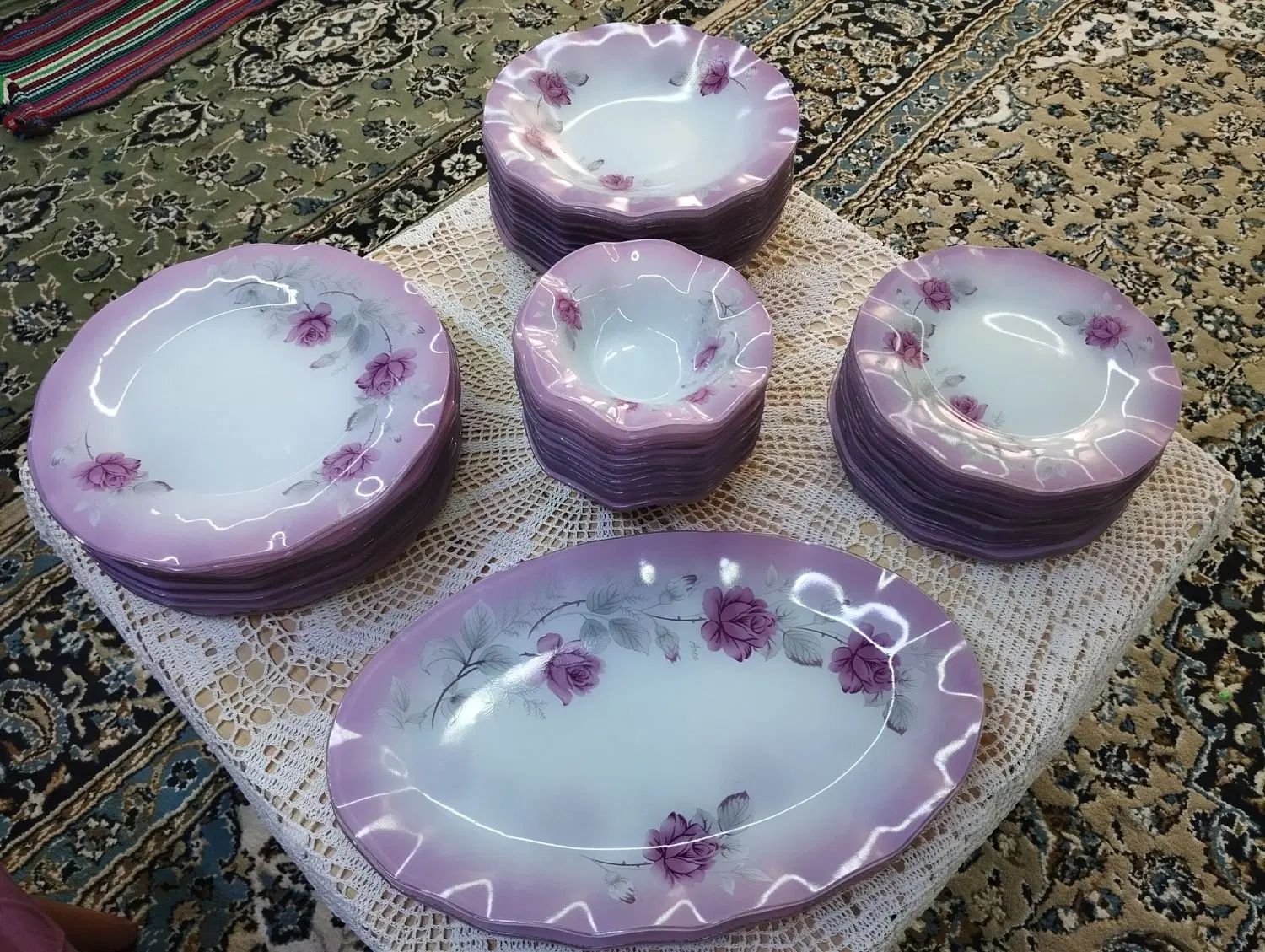 سرویس آکروپال و ظرف میوه خوری (دوماند)|ظروف سرو و پذیرایی|تهران, سلسبیل جنوبی|دیوار