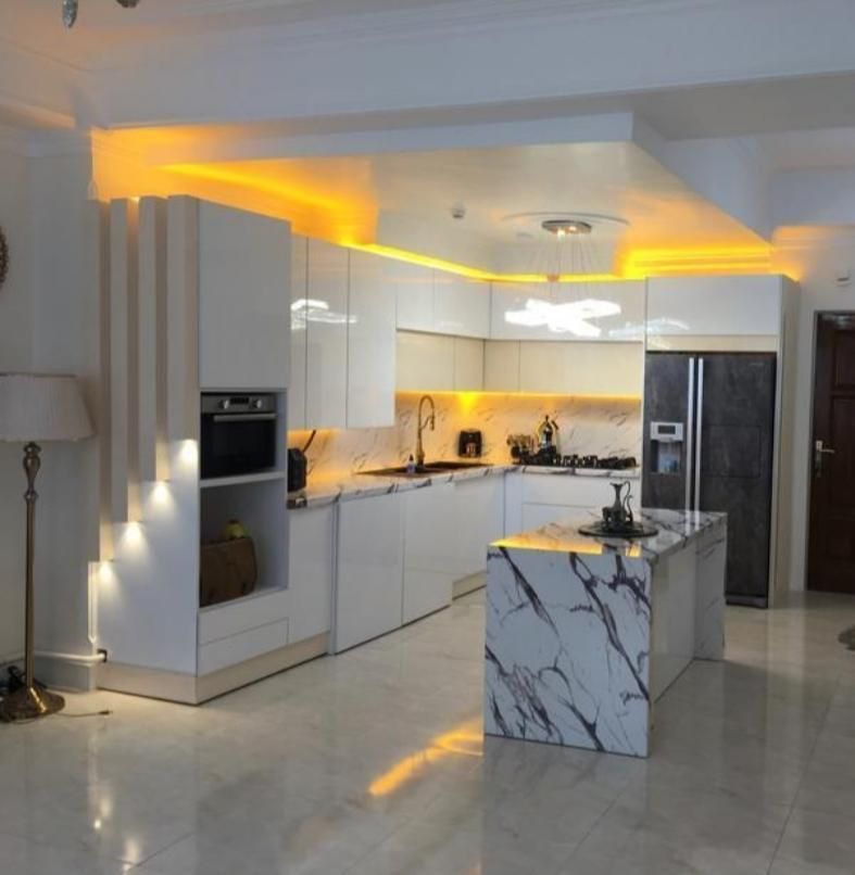 کابینت اشپزخونه MDF / های گلاس انتی / کلاسیک|مصالح و تجهیزات ساختمان|قرچک, پارس سرام|دیوار