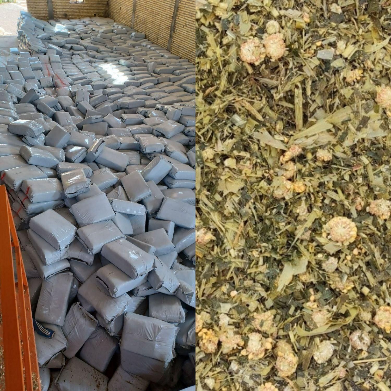 ذرت علوفه ای پر دانه و یونجه پلت|لوازم جانبی حیوانات|سبزوار, ابارش|دیوار