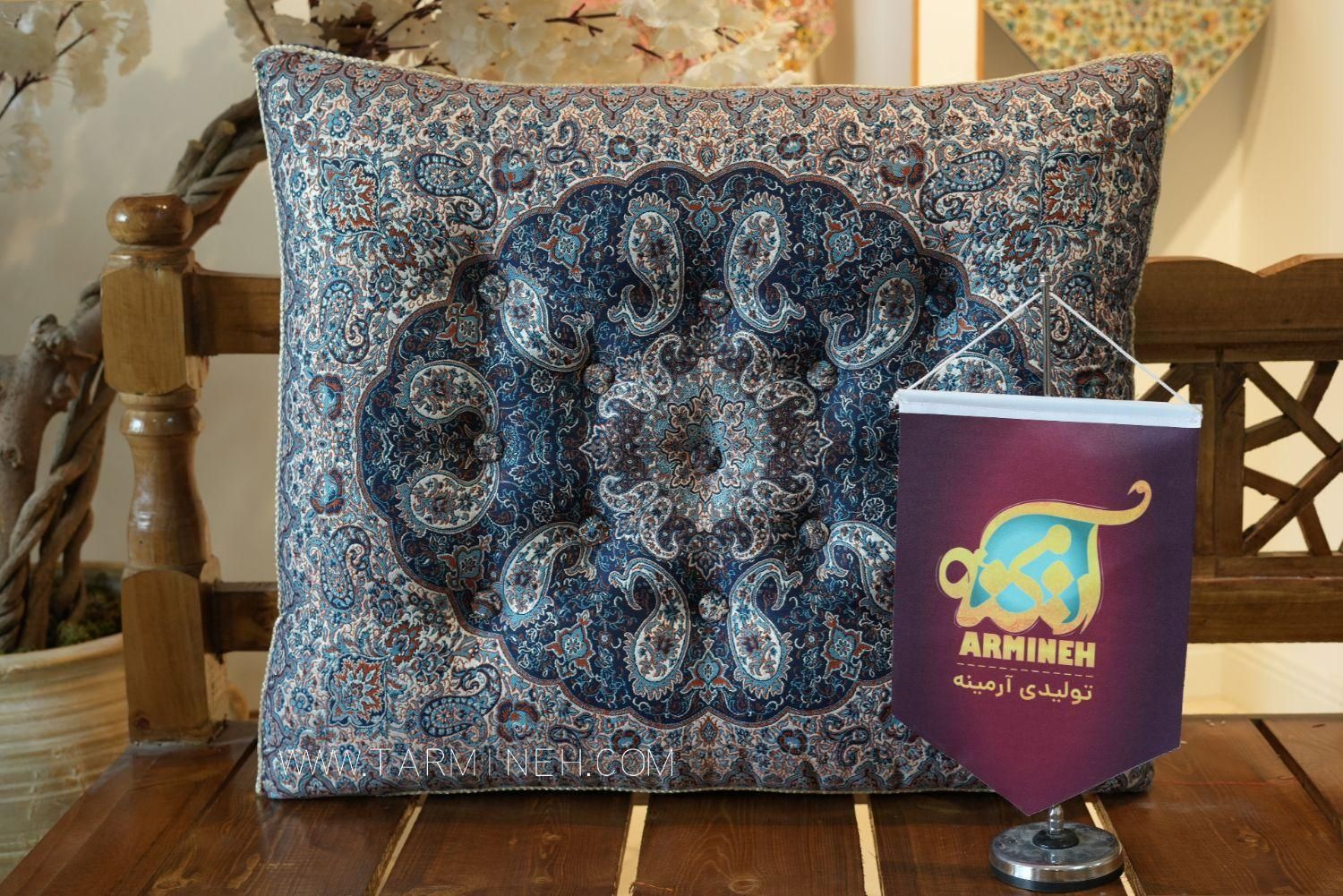 ترمه ۱۳ دکمه سایز ۶۰×۷۰ اعیانی آرمینه|پشتی|تهران, شکوفه|دیوار