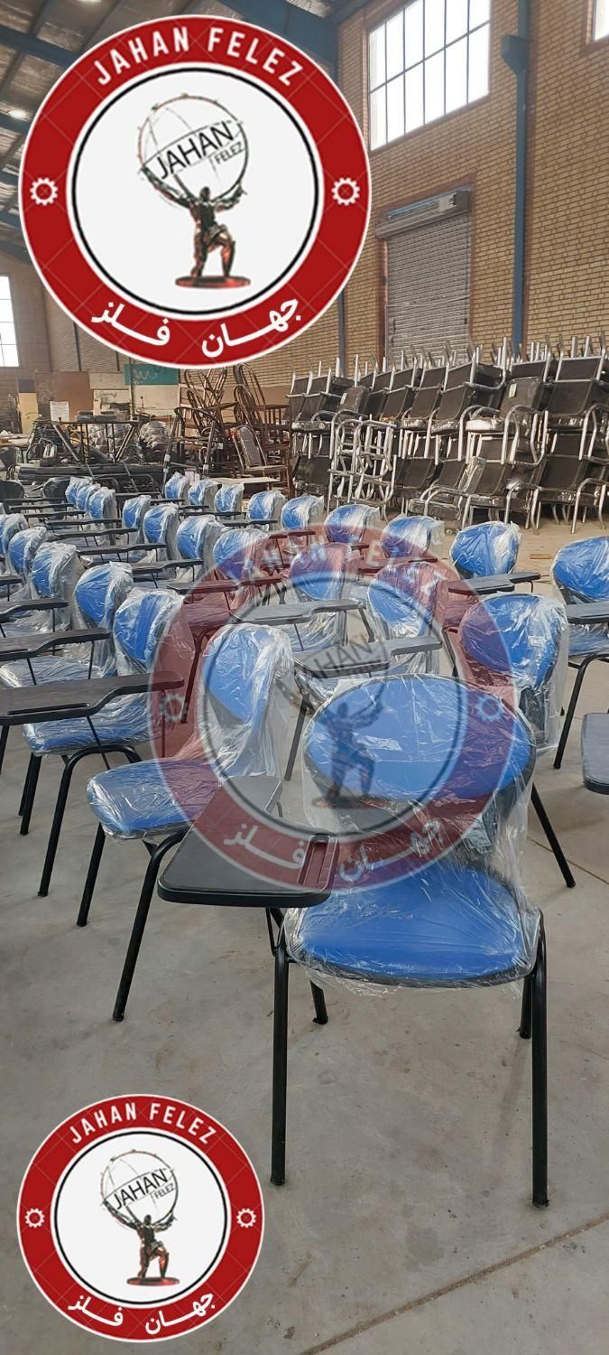 صندلی دانشجویی صدفی/محصلی دسته دار/دانش آموزی(آبی)|صندلی و نیمکت|بهارستان, |دیوار