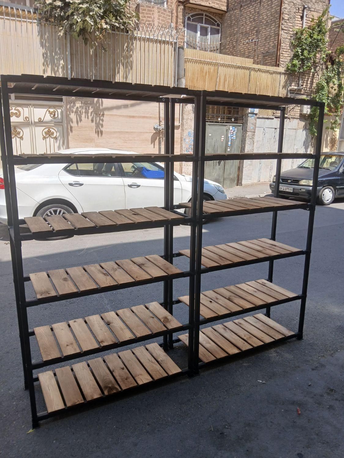 قفسه شلف دیواری استندگل بغل طبقاتی رگال لباس|فروشگاه و مغازه|تهران, علی‌آباد|دیوار