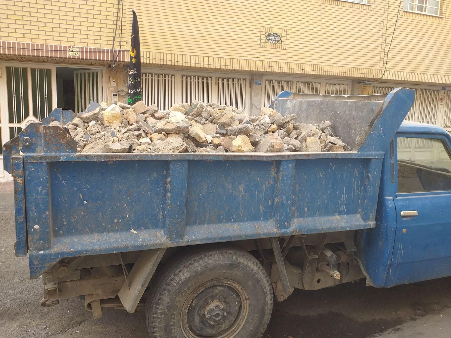 نخاله ماسه آجر سیمان خاک شن با نیسان و خاور|خدمات حمل و نقل|قم, آذر (نکویی)|دیوار