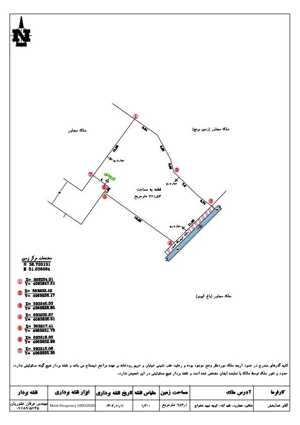 زمین نشتارود|فروش زمین و ملک کلنگی|نشتارود, |دیوار