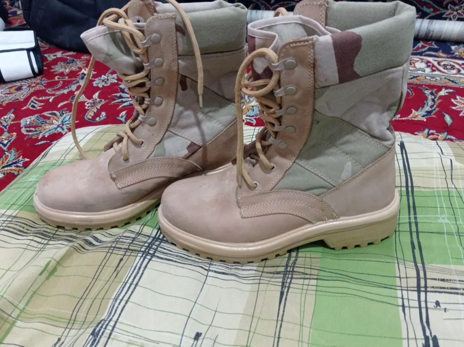 پوتین سربازی کفش کوهنوردی پوتین کوه نوردی|کیف، کفش، کمربند|مشهد, خواجه ربیع|دیوار