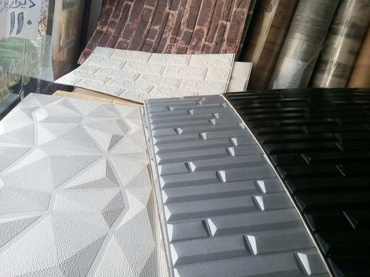 دیوار پوش فومی چمن مصنوعی حصیر ترموال|مصالح و تجهیزات ساختمان|قزوین, |دیوار