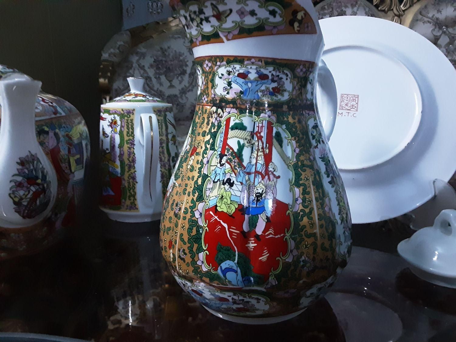 فروش ظروف گل مرغی|ظروف سرو و پذیرایی|گنبد کاووس, |دیوار