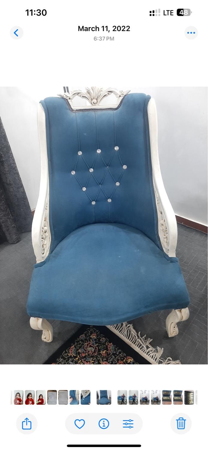 مبل کلاسیک هفت نفره|مبلمان خانگی و میز عسلی|اهواز, پادادشهر|دیوار