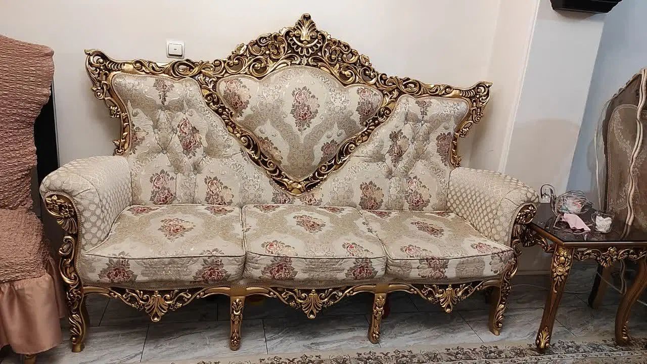 مبل استیل طلاکوب|مبلمان خانگی و میز عسلی|کرج, استاندارد|دیوار