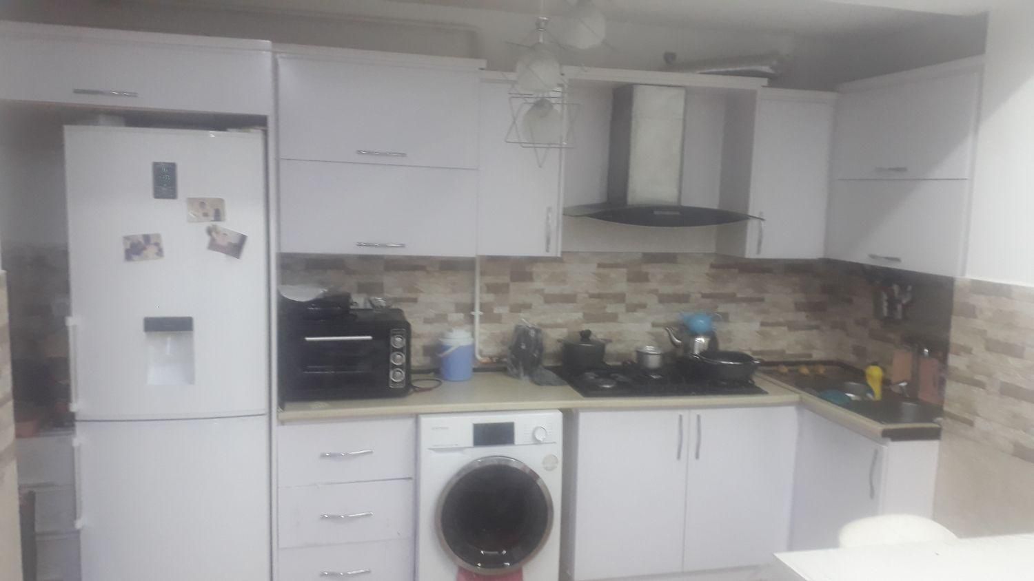 کابینت دست دوم به همرا سینک و هود درسا|آب‌چکان و نظم‌دهنده ظروف|کوچصفهان, |دیوار