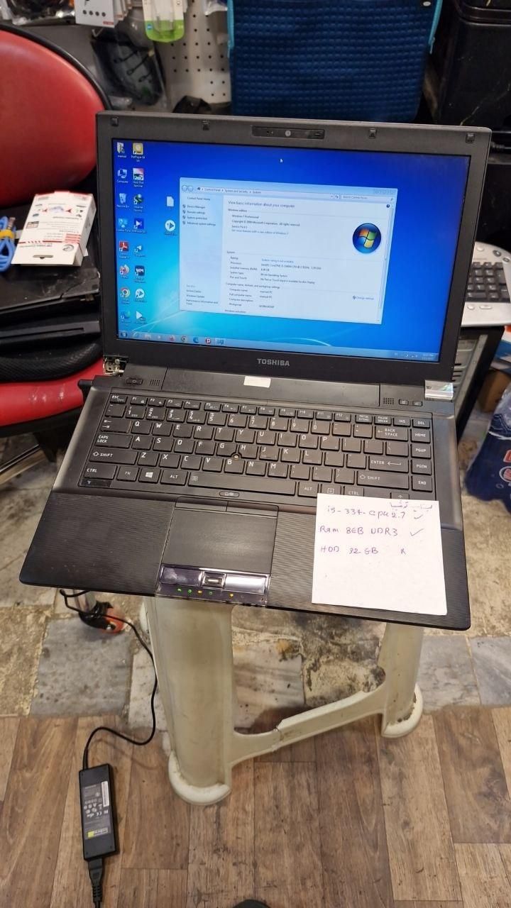 laptop Toshiba  windows 7|رایانه همراه|ساری, |دیوار