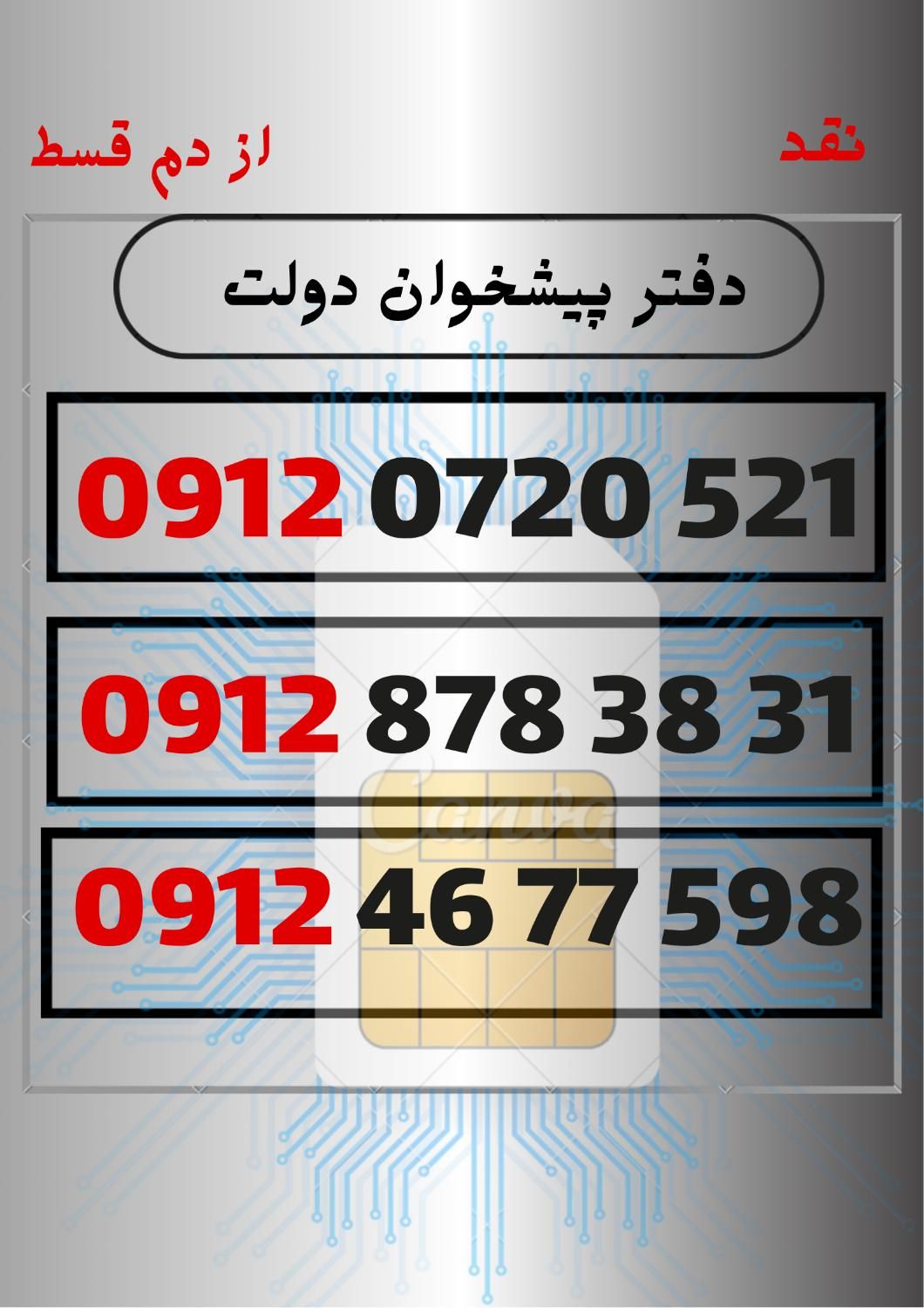 09124677598|سیم‌کارت|بندرعباس, |دیوار