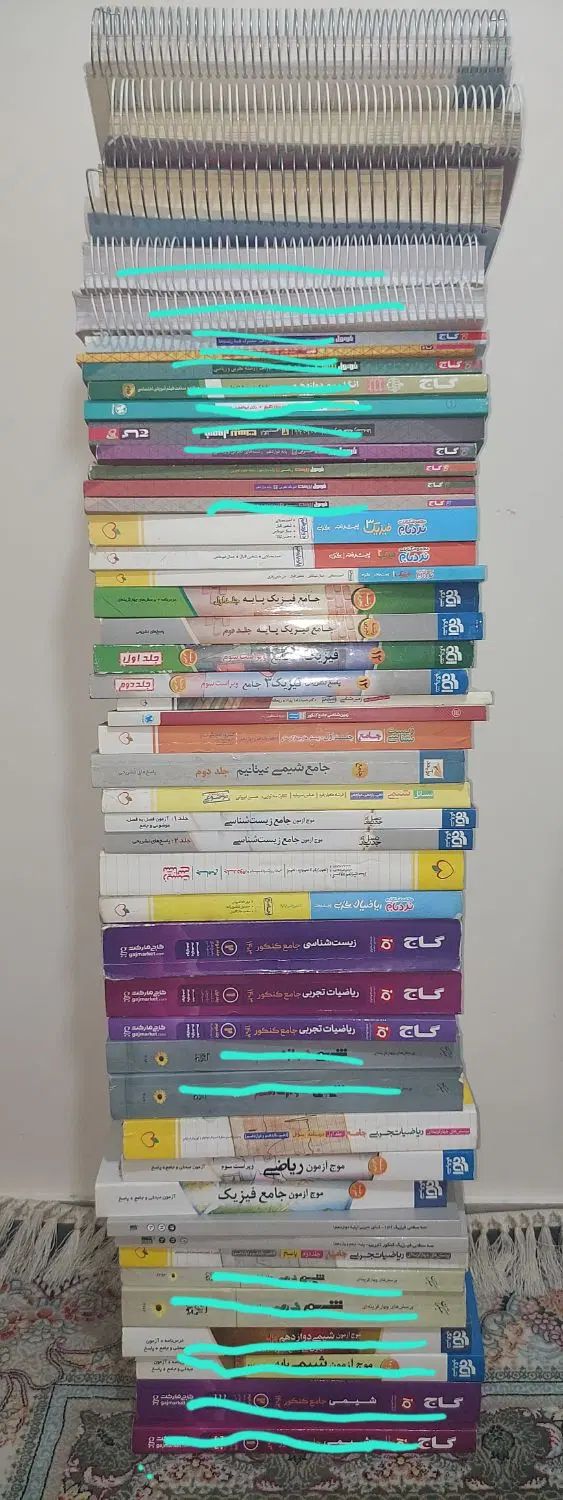 کتابهای کنکور تجربی۴۰درصدقیمت روی جلد(نو و درحدنو)|کتاب و مجله آموزشی|ری, هاشم‌آباد|دیوار