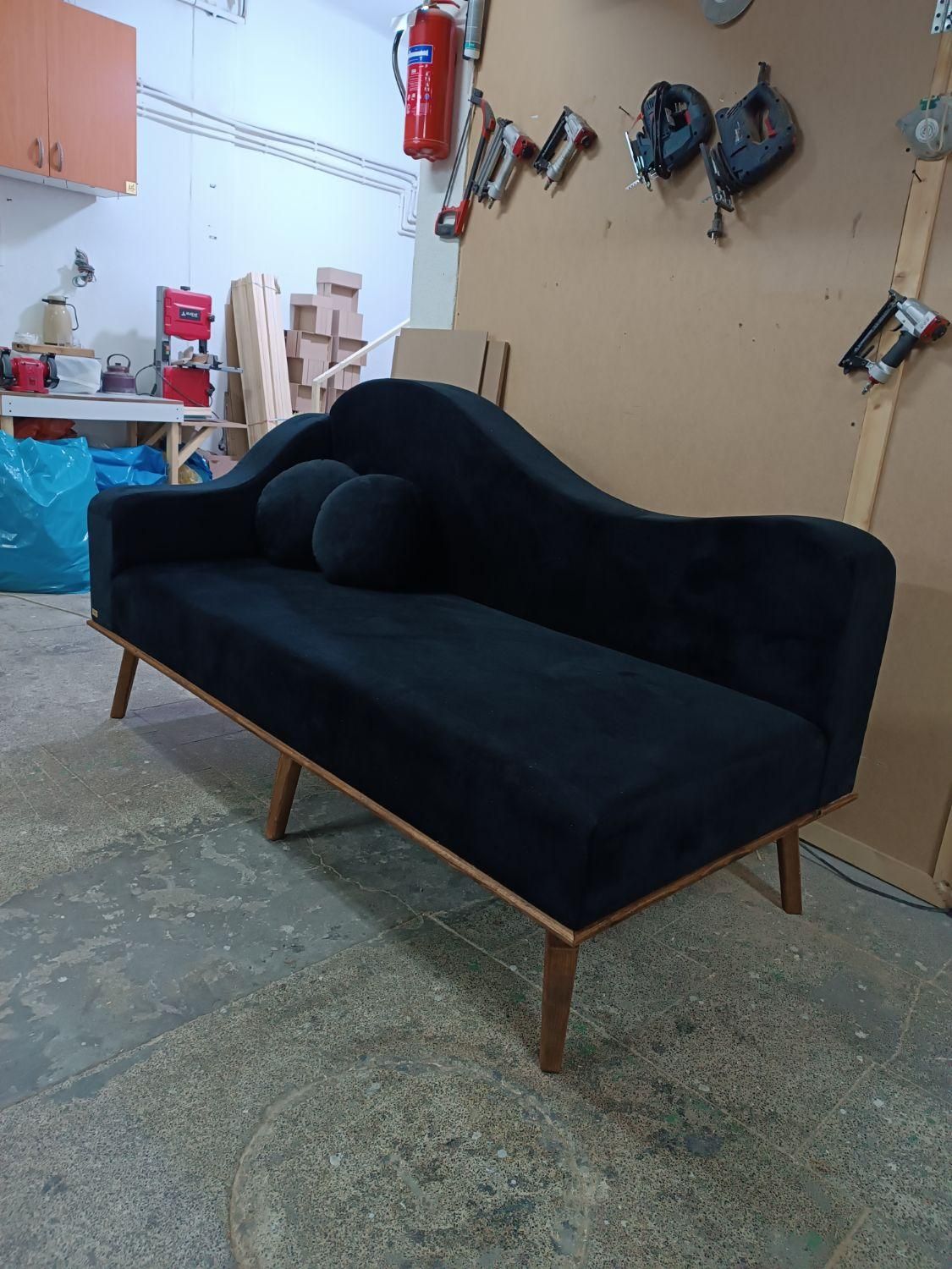 شزلون سه نفره 190 پاف نیمکت 457|مبلمان خانگی و میز عسلی|تبریز, |دیوار