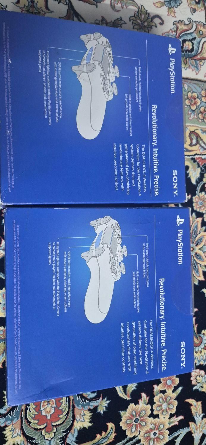 ۲عدد دسته اورجینال ps4 به شرط اصلی سرمه ای|کنسول، بازی ویدئویی و آنلاین|تهران, شادآباد|دیوار
